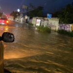 Por fuertes lluvias, se inunda la zona de Santa Rosa Panzacola 