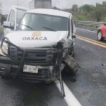 Accidente del personal del IEEPO en la carretera Mixteca-Tehuacán